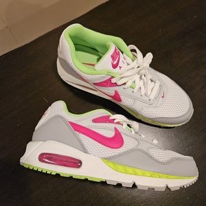 Nike Pink and Green Athletic Shoes